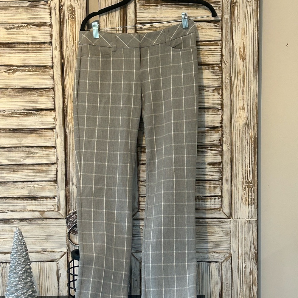 Express Gray Checkered Pants